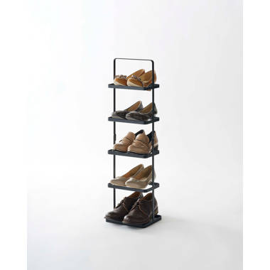 Yamazaki Home Steel Upright 5 Pair Shoe Rack with Handle Reviews